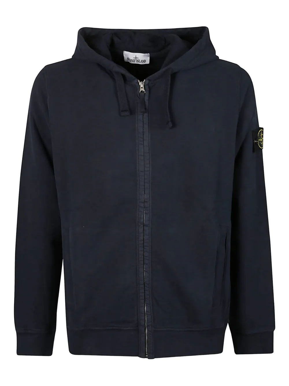 Stone Island Kapuzenjacke mit Reißverschluss | Blau | Image 1