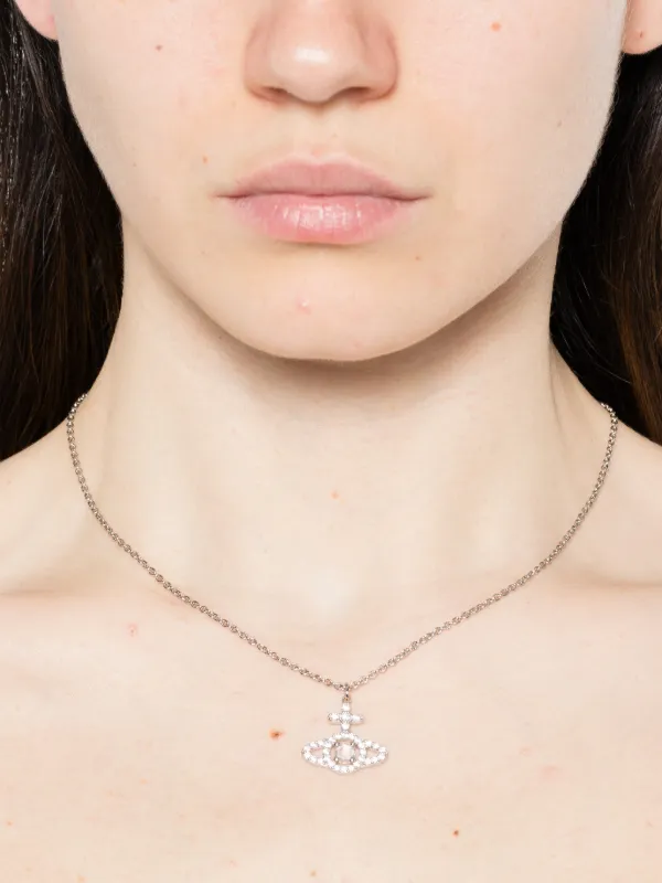 Vivienne Westwood Olympia orb-pendant Necklace | Silver | FARFETCH