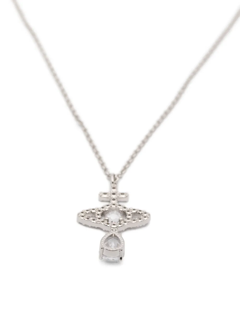 Vivienne Westwood Olympia Necklace in Silver, view 3