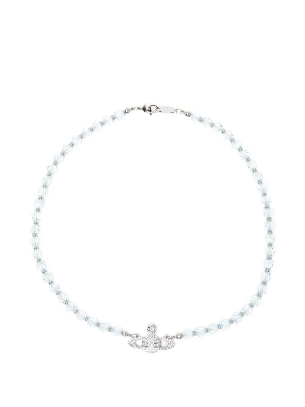 Vivienne Westwood Messaline Orb choker - Argento