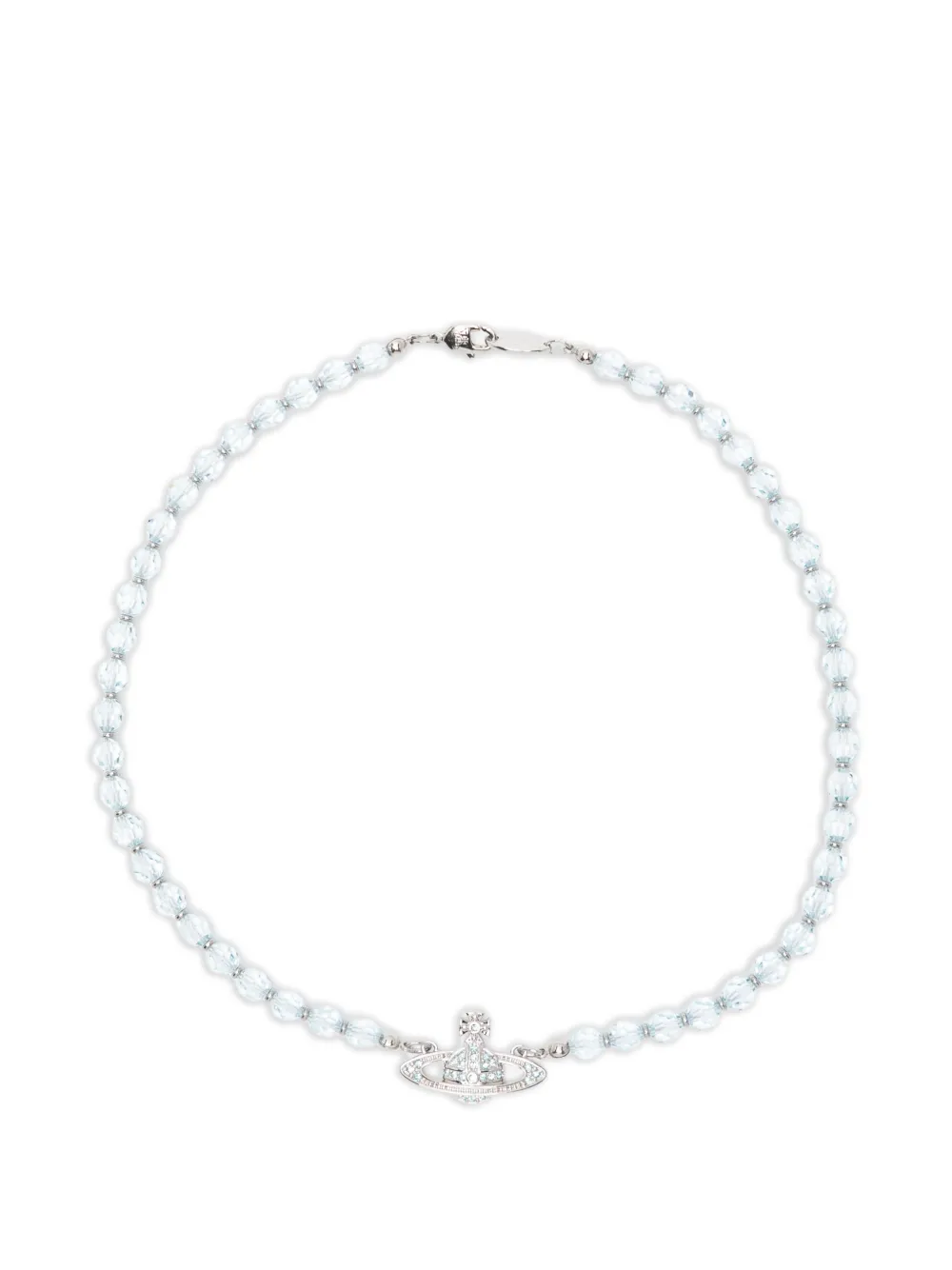 Vivienne Westwood Messaline Orb choker - Argento