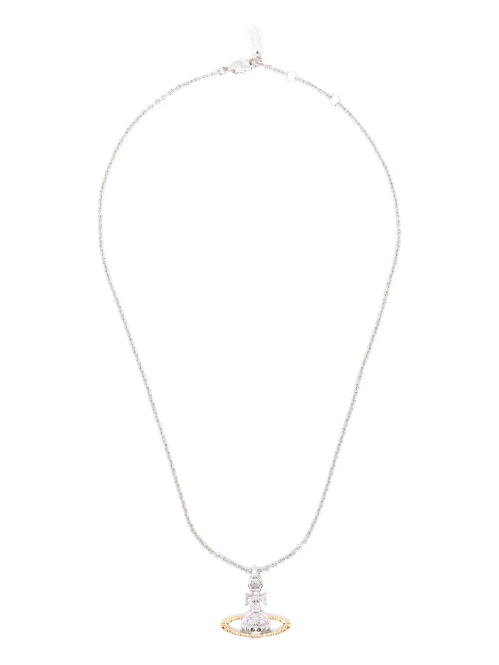 Vivienne Westwood Mayfair crystal-pendant necklace - Argento