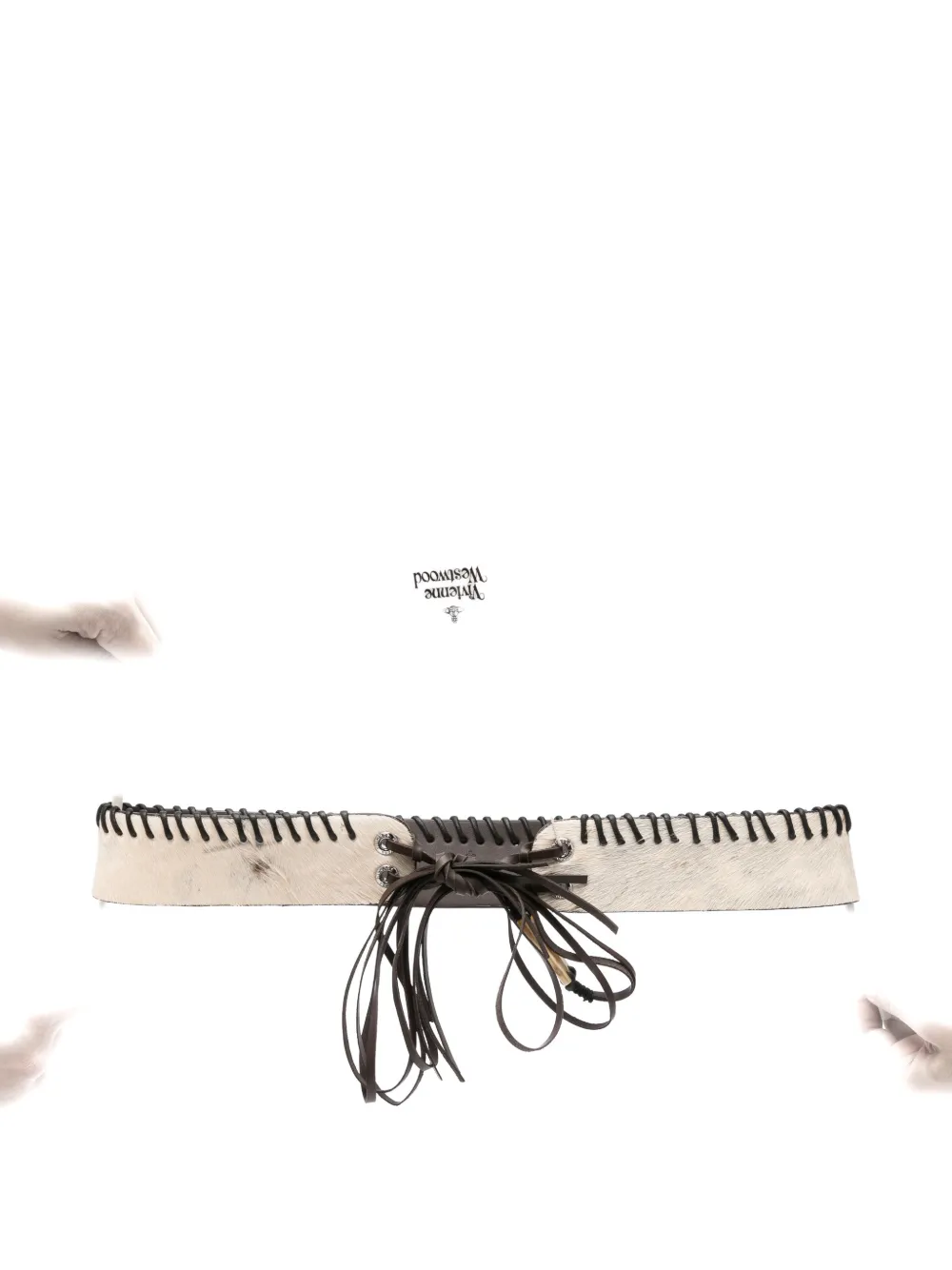 Vivienne Westwood leather belt - Weiß