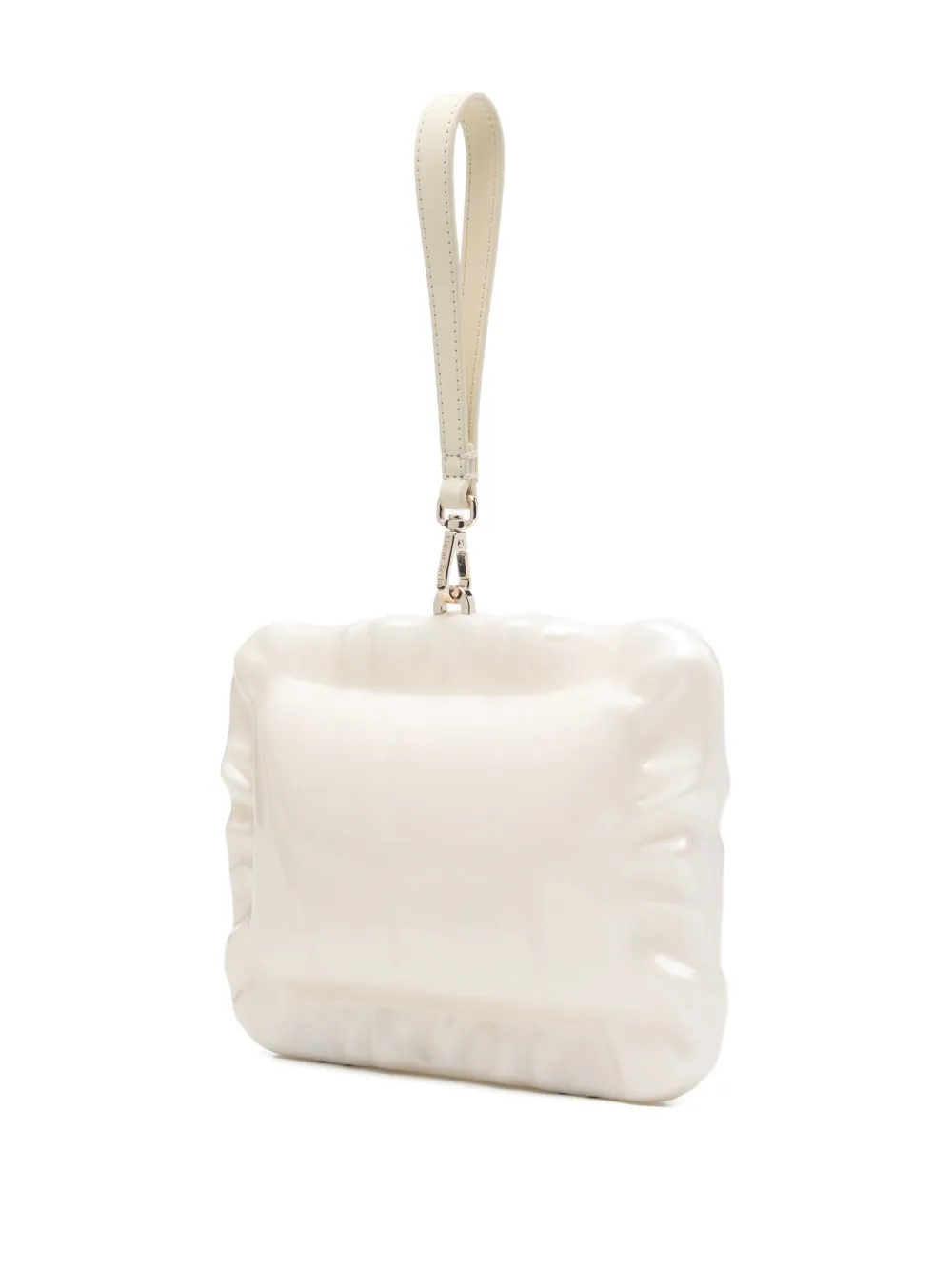 Simone Rocha Pearl kussenhoes clutch Wit