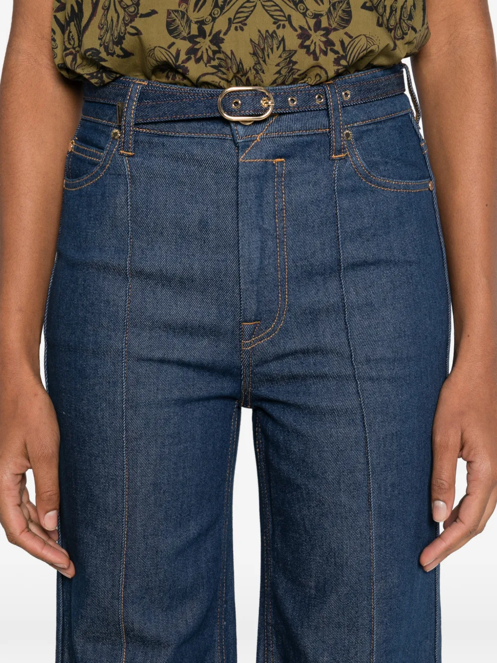 ZIMMERMANN Jeans met riem Blauw