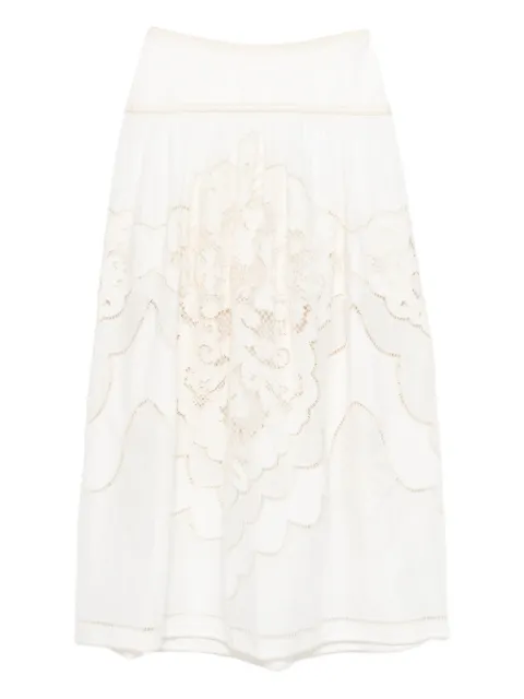 ZIMMERMANN Daylight maxi-rok met borduurwerk