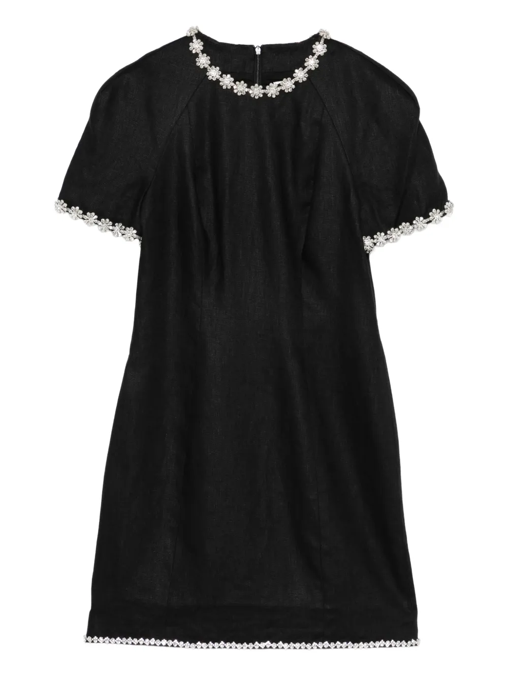 ZIMMERMANN Rebellion embellished mini dress - Nero