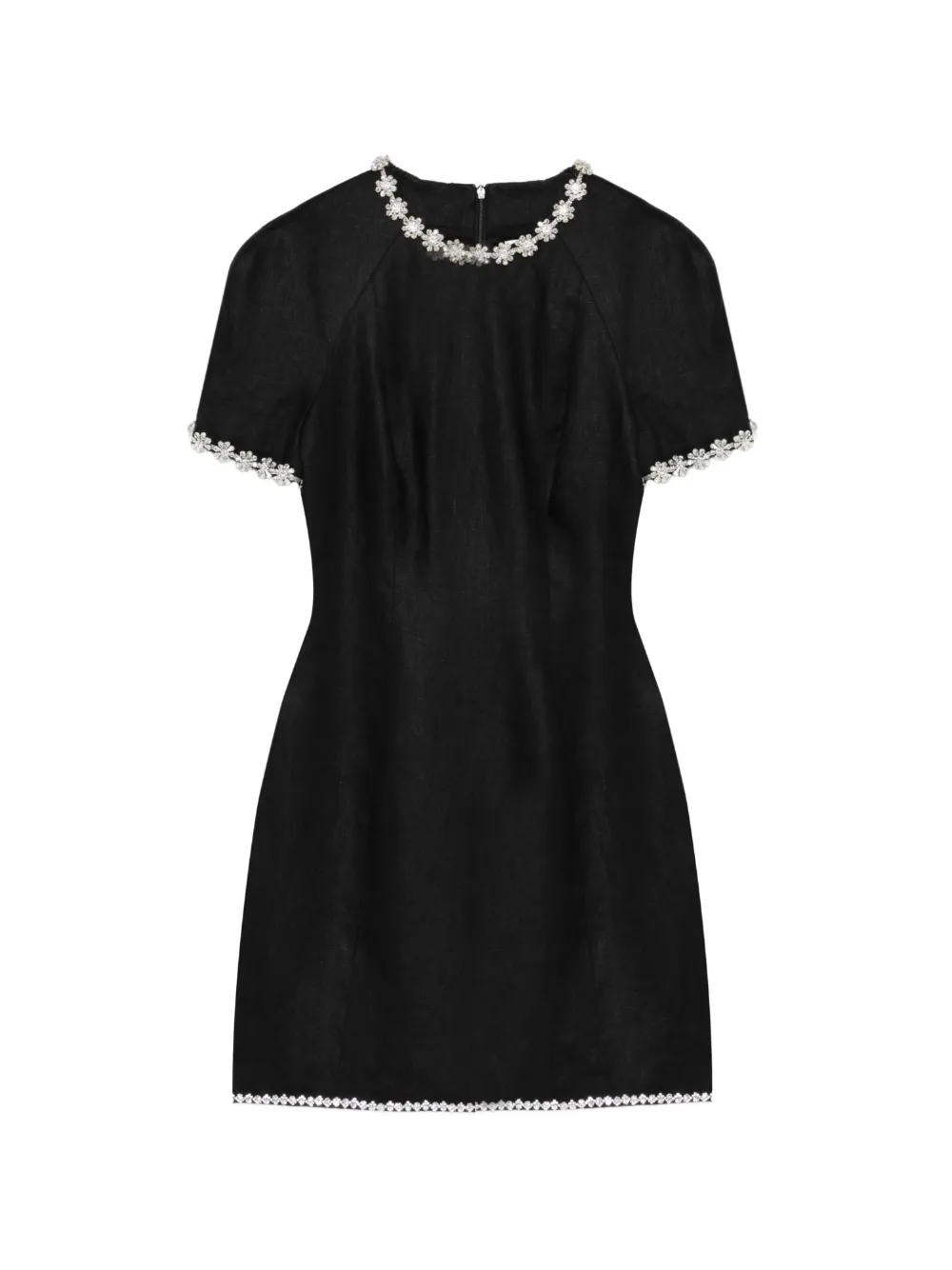 ZIMMERMANN Rebellion embellished mini dress - Nero