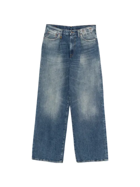 R13 wide leg damon jeans