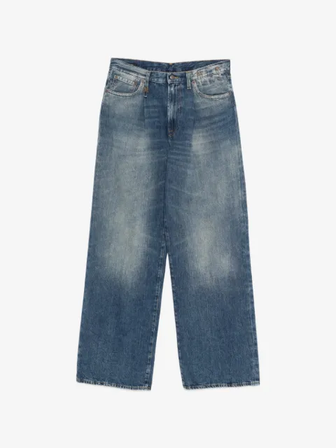 R13 wide leg damon jeans