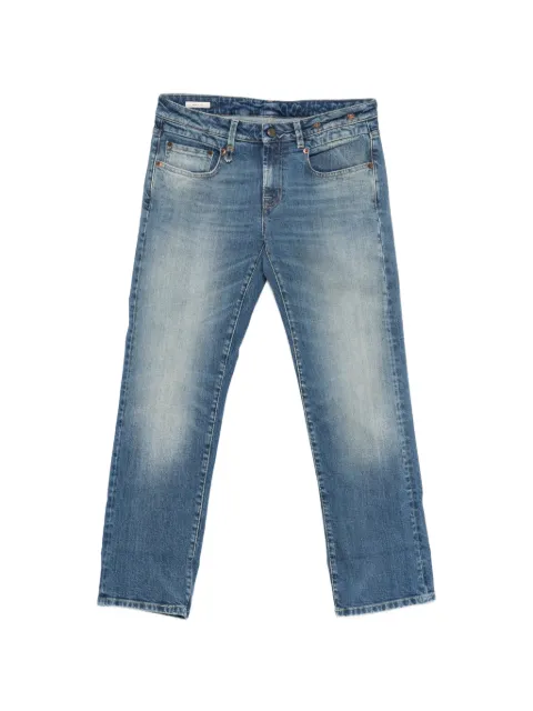 R13 cuffed straight jeans
