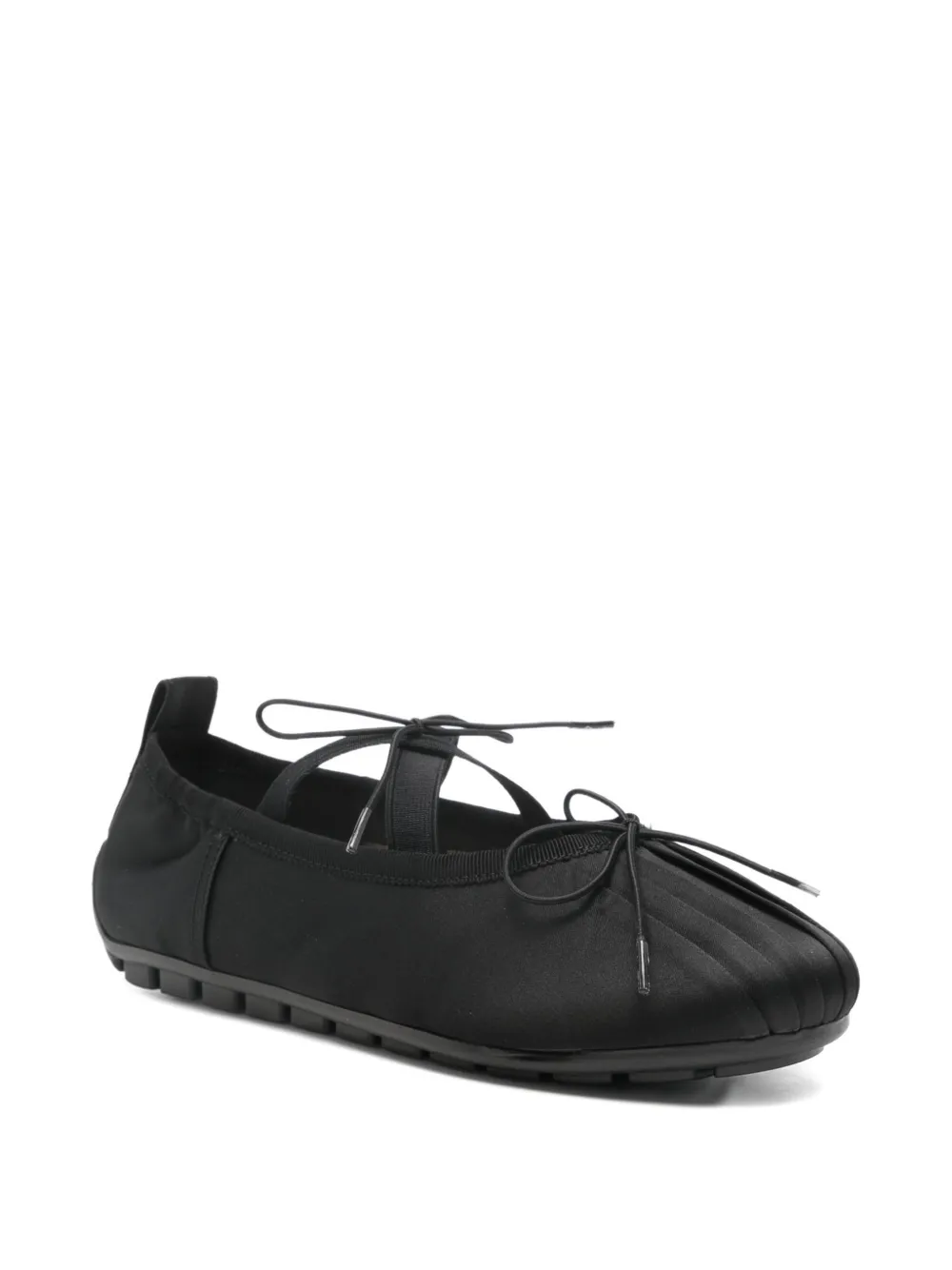 Simone Rocha ballerina grip flat pumps Zwart