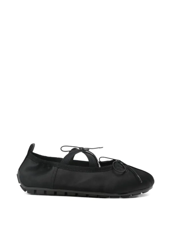 Simone Rocha Ballerina Grip Flat Pumps in Black