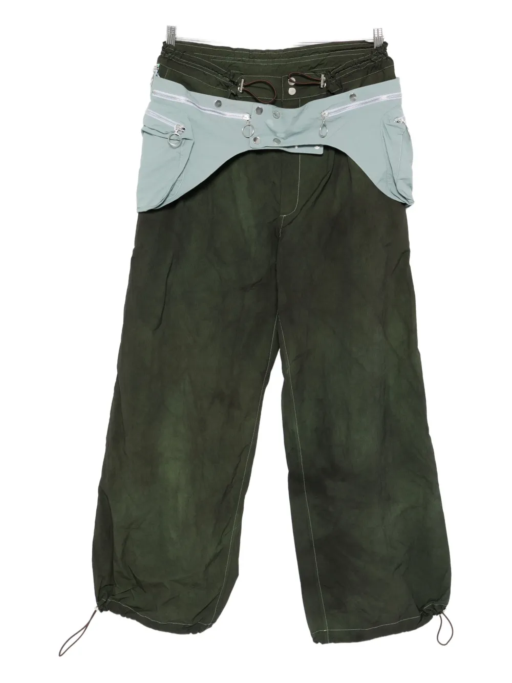 Charlie Constantinou detachable-wrap trousers - Verde