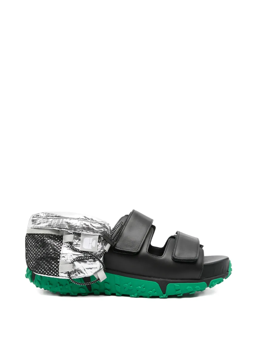 Kolor touch-strap sandals - Schwarz