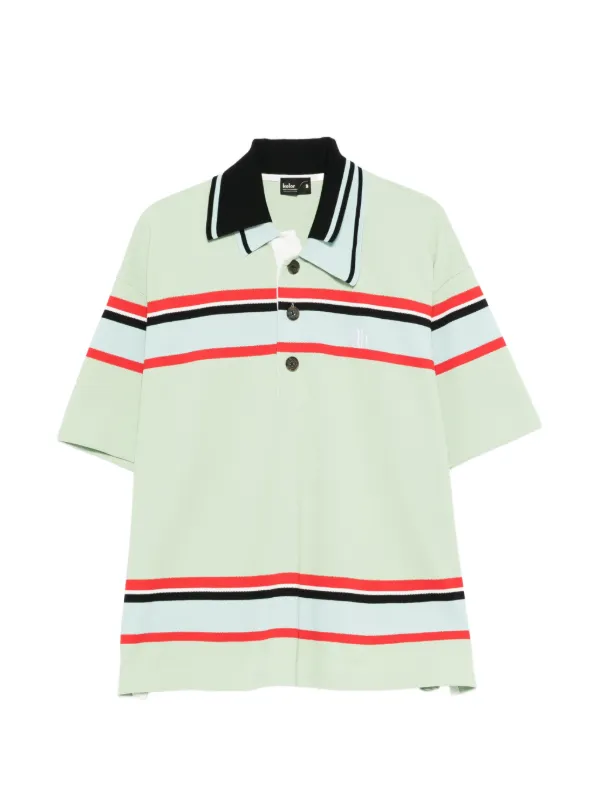 Kolor ストライプ ポロシャツ | グリーン | FARFETCH JP