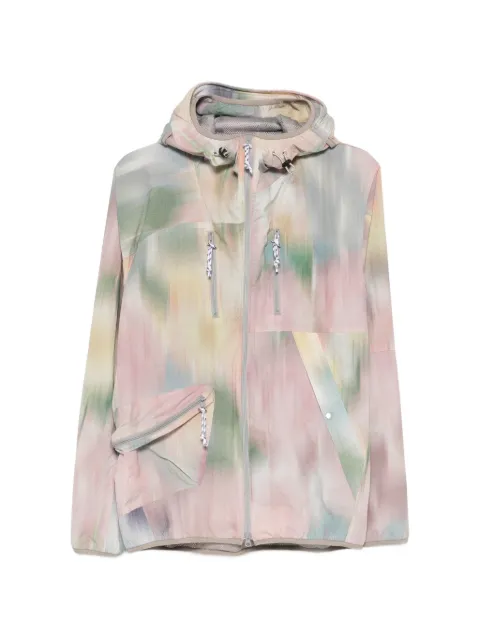 Kolor abstract-print hooded jacket