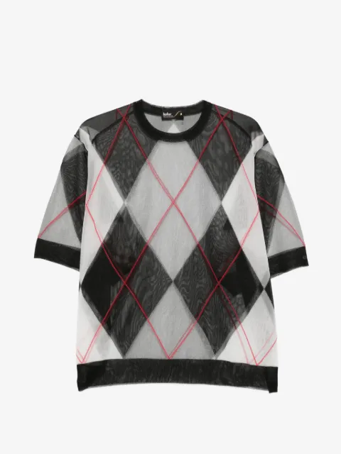 Kolor argyle oversized T-shirt
