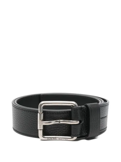 LOEWE textured buckle belt