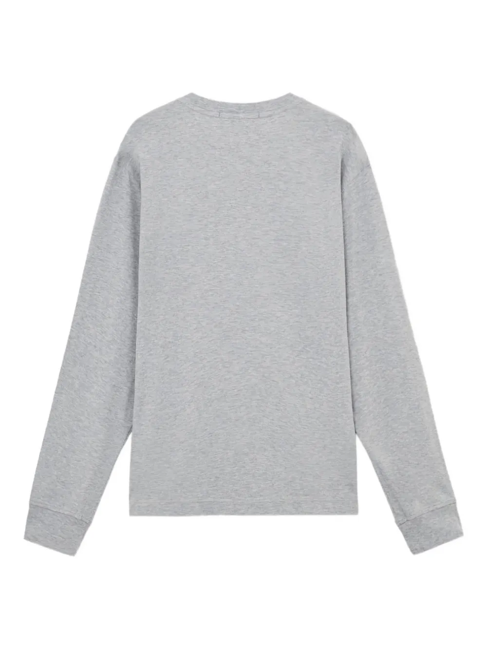 Stone Island T-shirt met logopatch en lange mouwen - Grijs