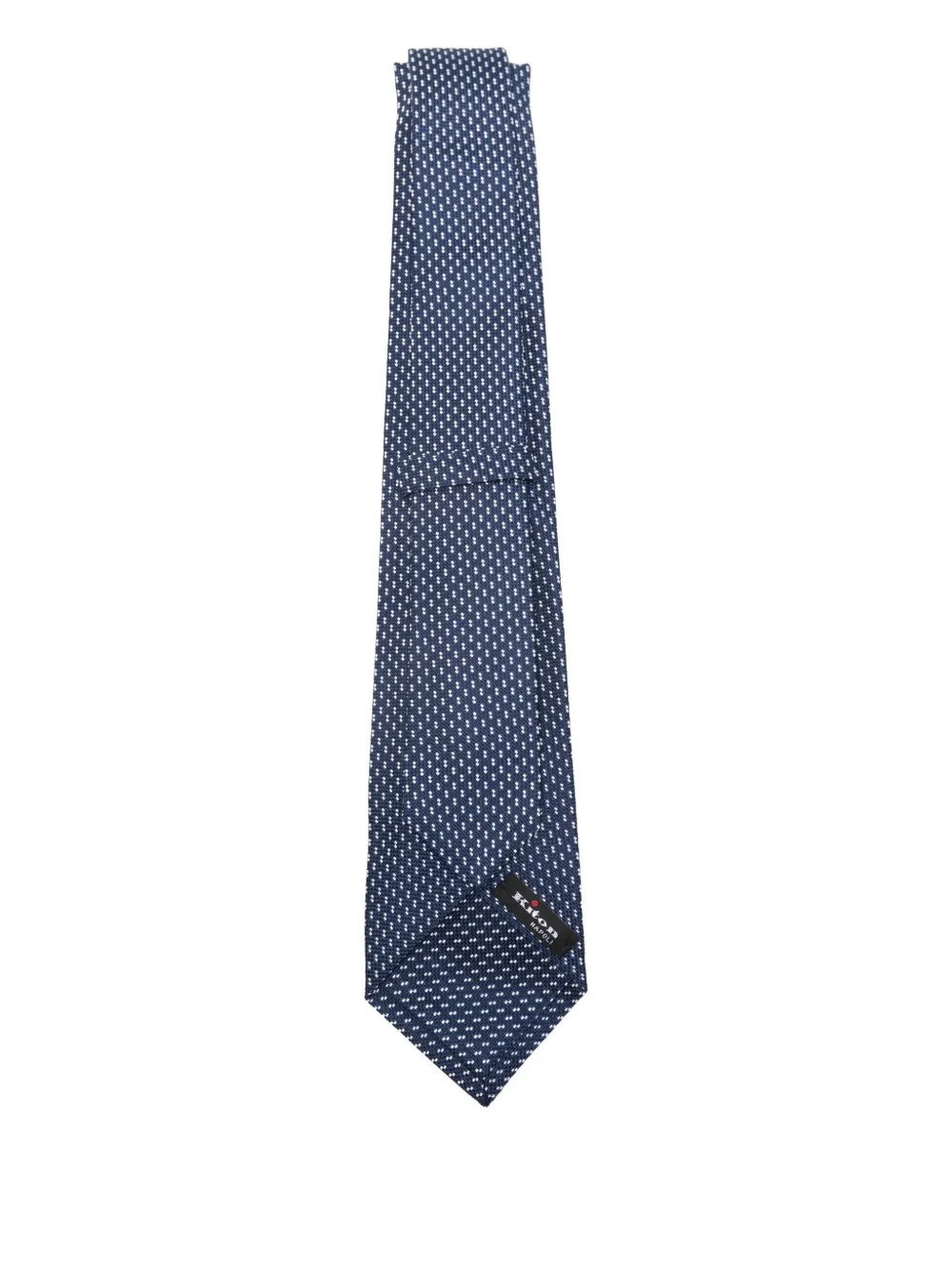 Kiton silk tie - Blauw