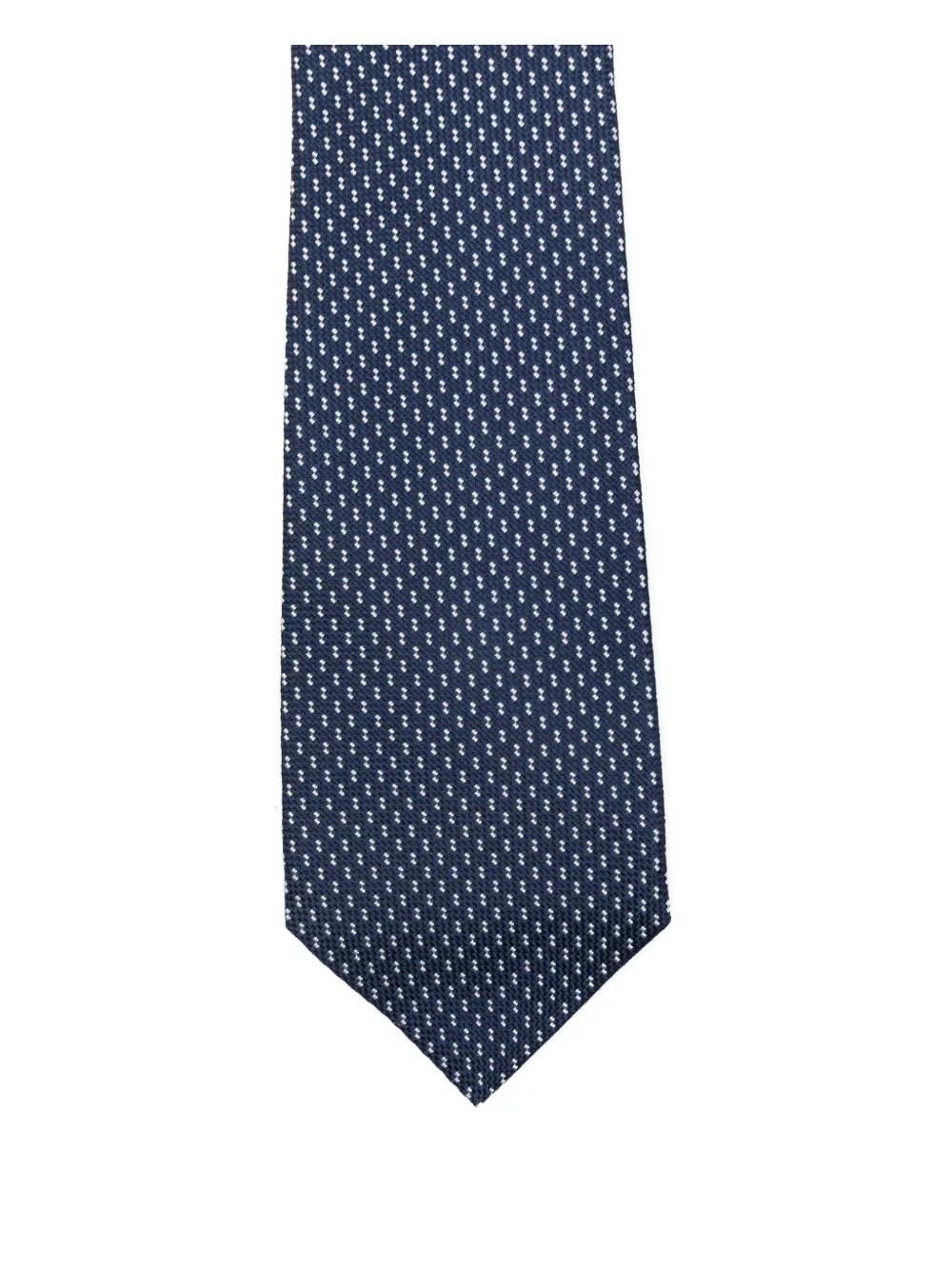 Kiton silk tie Blauw