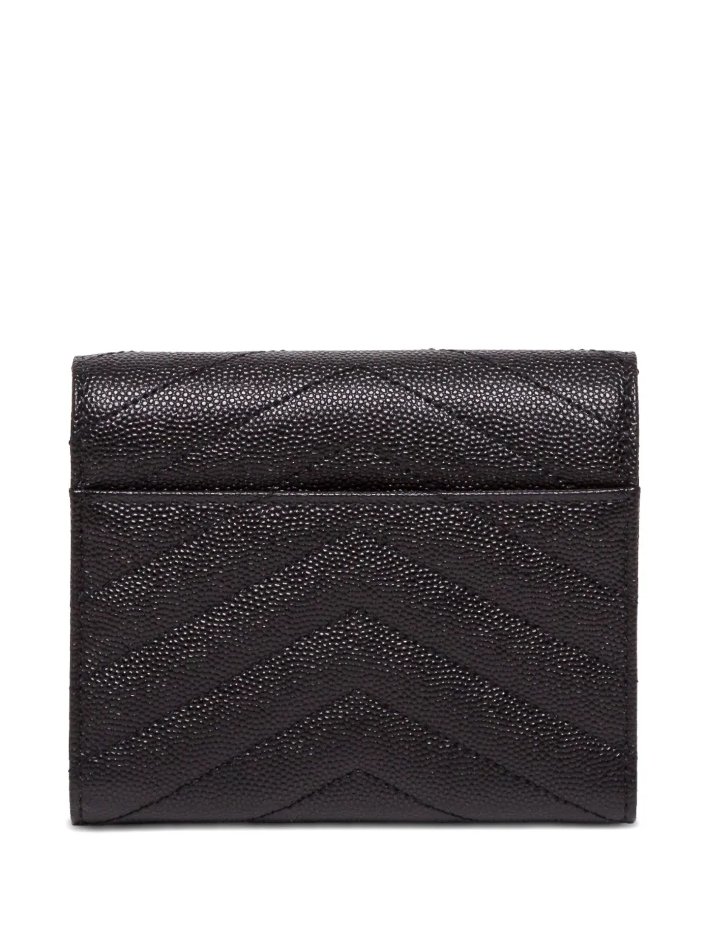Saint Laurent Portemonnee met logo - Zwart