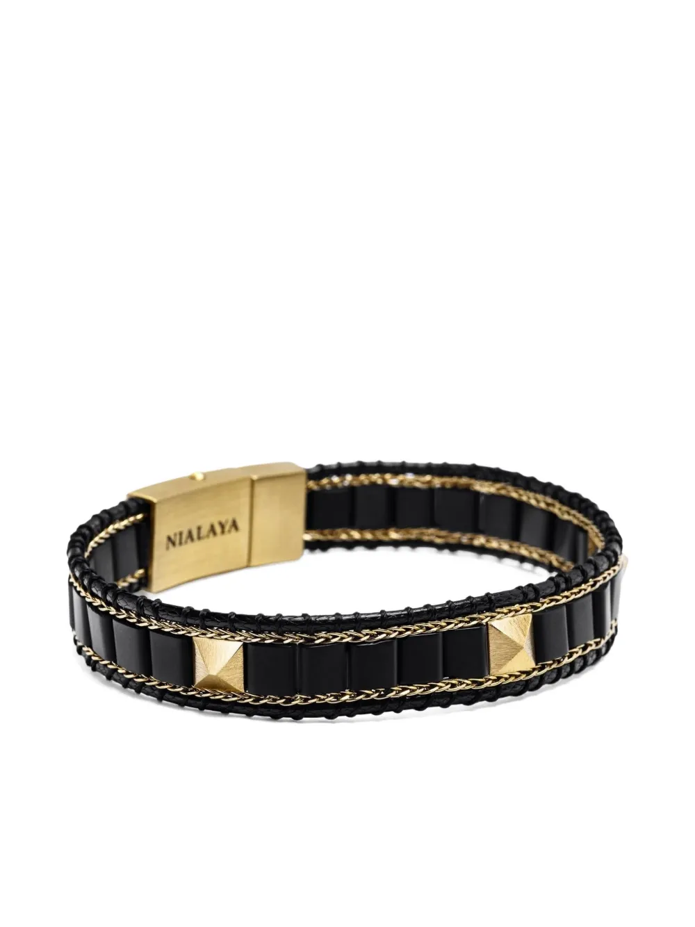 Nialaya Jewelry pulsera con ónix | Image 2