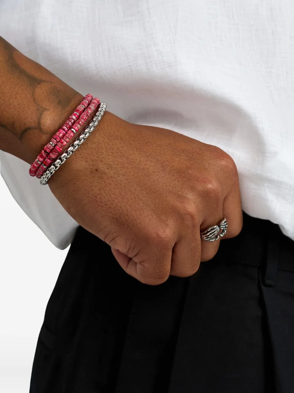 Heishi Howlite Wrap Bracelet