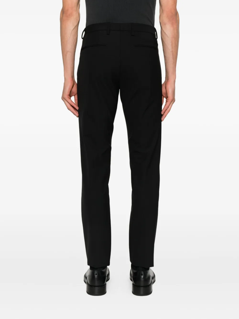 Michael Coal Tailored Trousers In Black