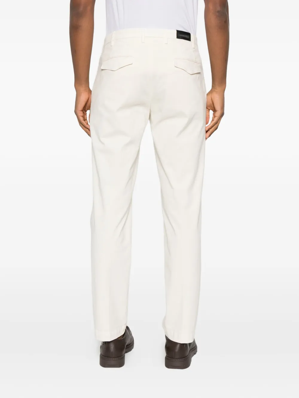 Michael Coal Casual Pants With Belt Loops In Neutral