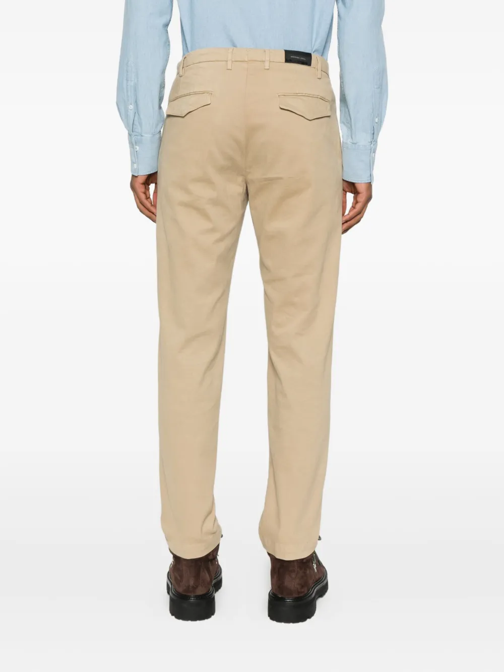 Michael Coal Pocket Trousers In Neutral