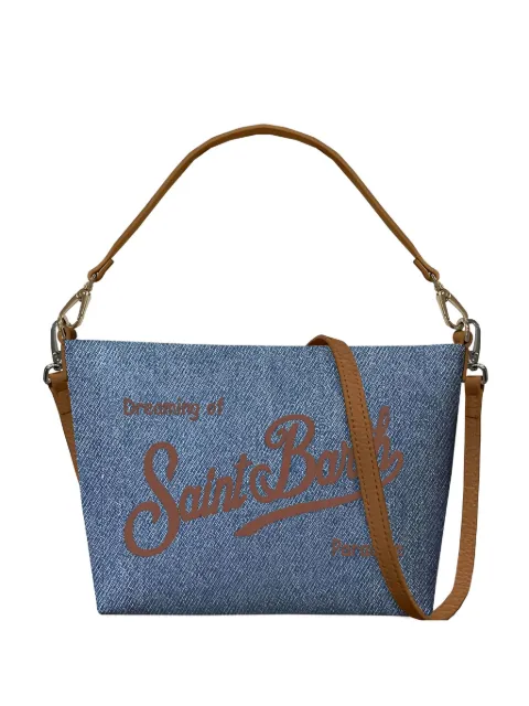 MC2 Saint Barth Aline Shoulder logo denim shoulder bag