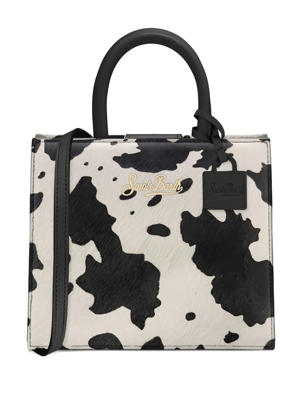 Mc2 Saint Barth Animal-print Tote Bag In White