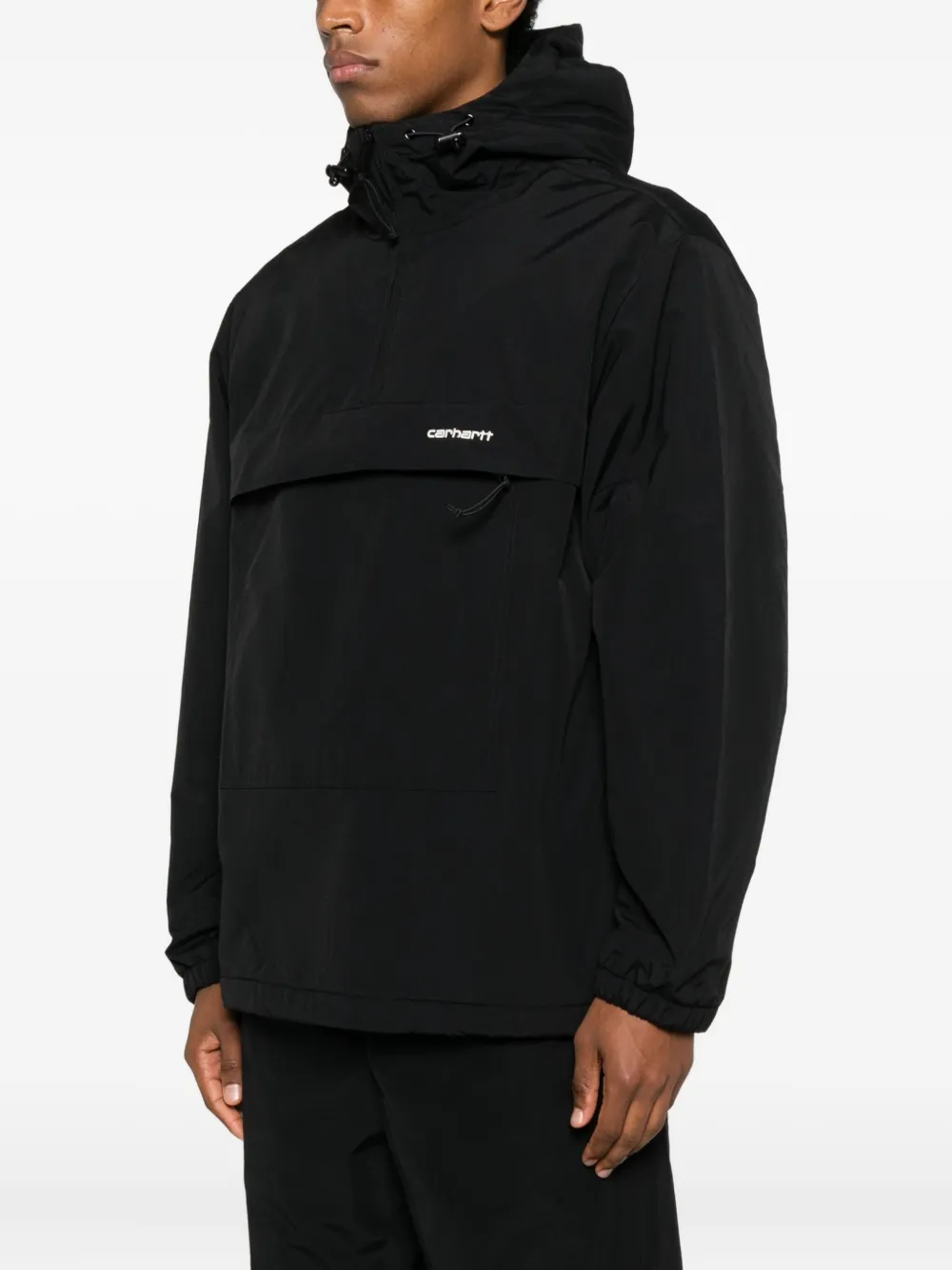 Carhartt WIP Windbreaker hoodie Zwart