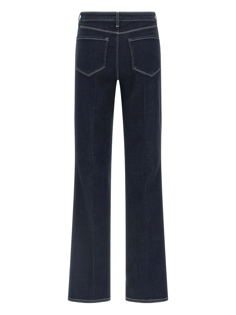 L'Agence Selma jeans met contrasterende stiksels - Blauw