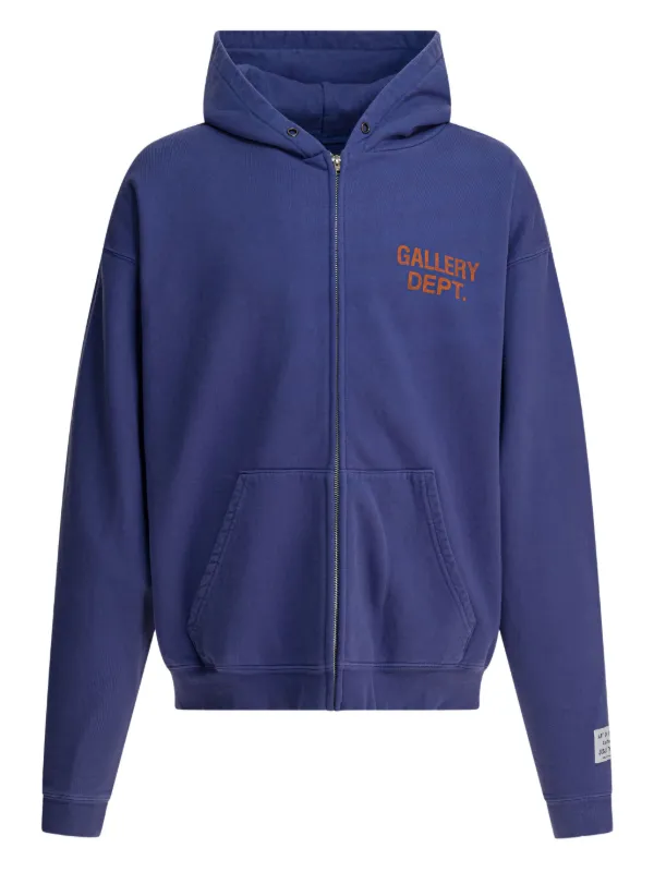 GALLERY DEPT. パーカー Hoodie M GALLERY DEPT. Zip Hoodie | Blue | FARFETCH