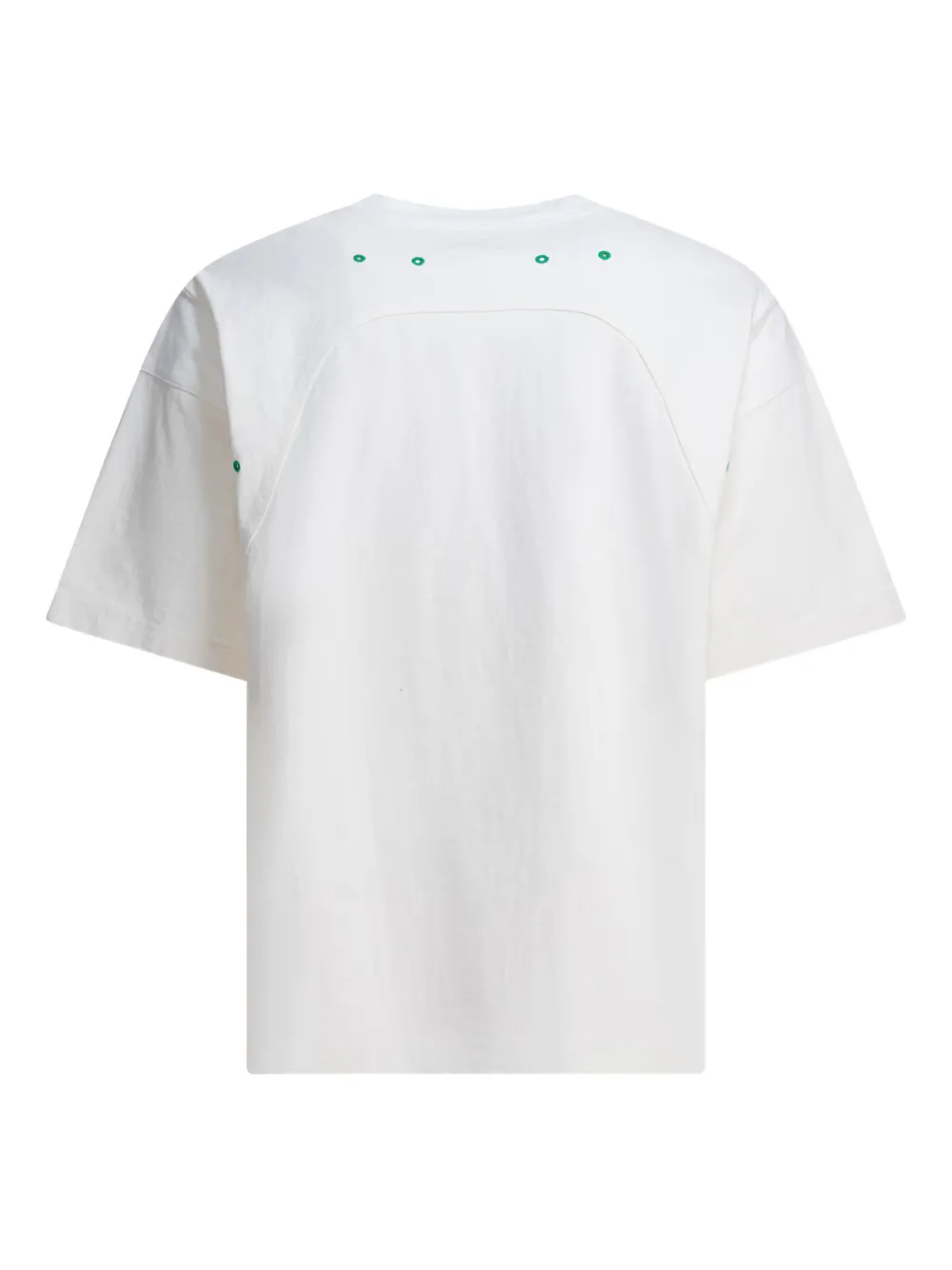 KAPITAL T-shirt met zakken en vlakken - Wit