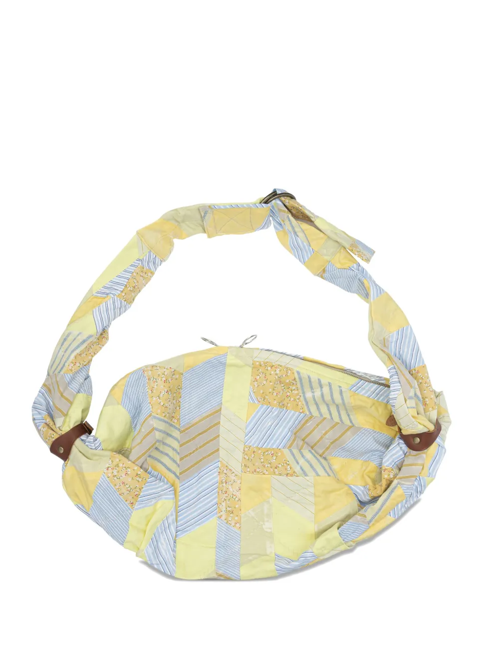 KAPITAL patchwork shoulder bag - Giallo