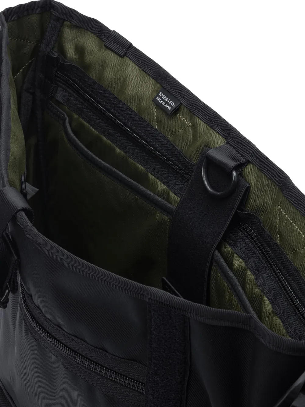 Porter-Yoshida & Co. Messengertas met rits Zwart