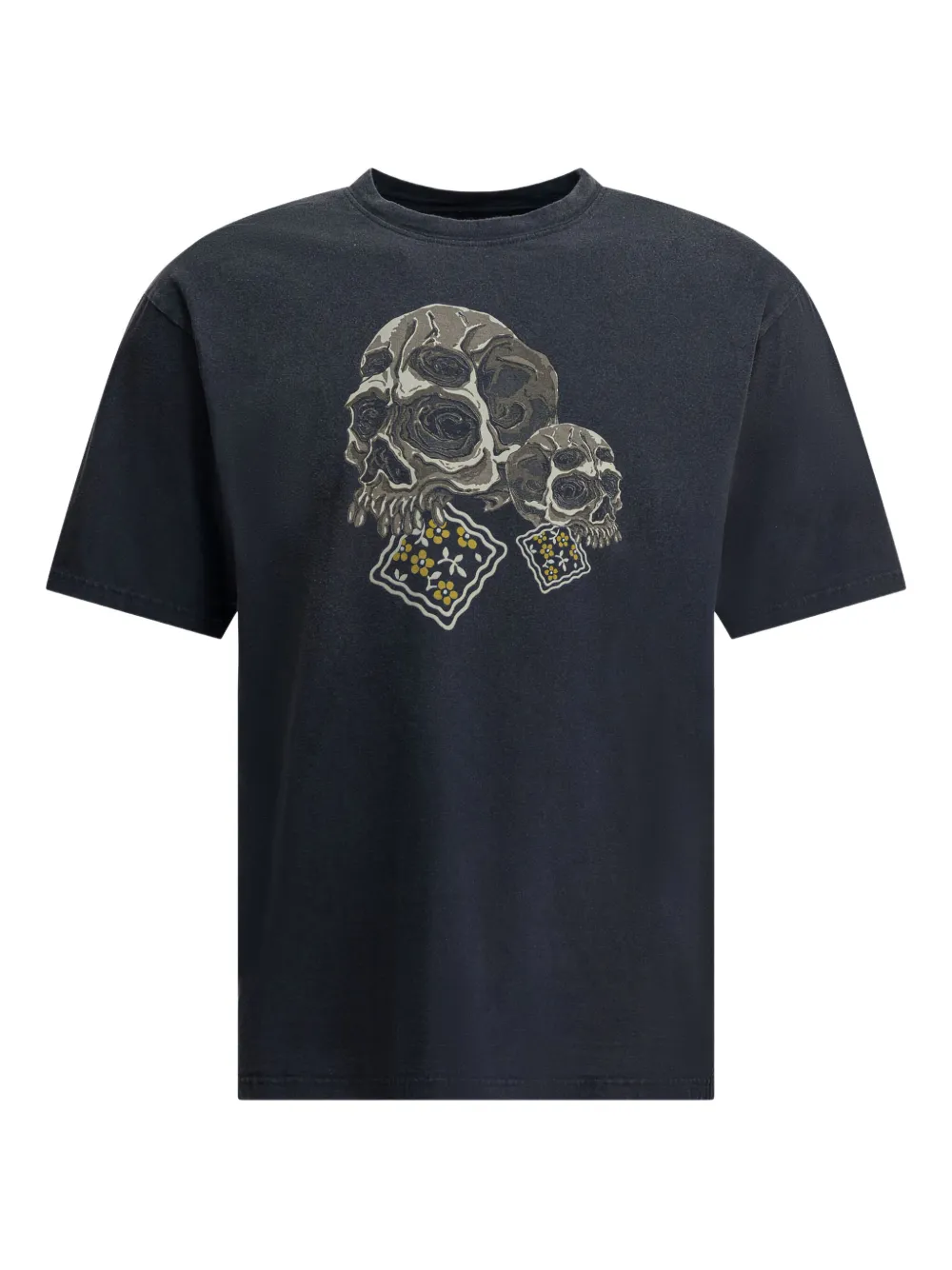 KAPITAL playera con motivo Skull | negro | Image 1