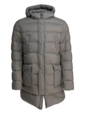 Herno フーデッド コート | ブルー | FARFETCH JP Herno フーデッド コート | ブルー | FARFETCH JP