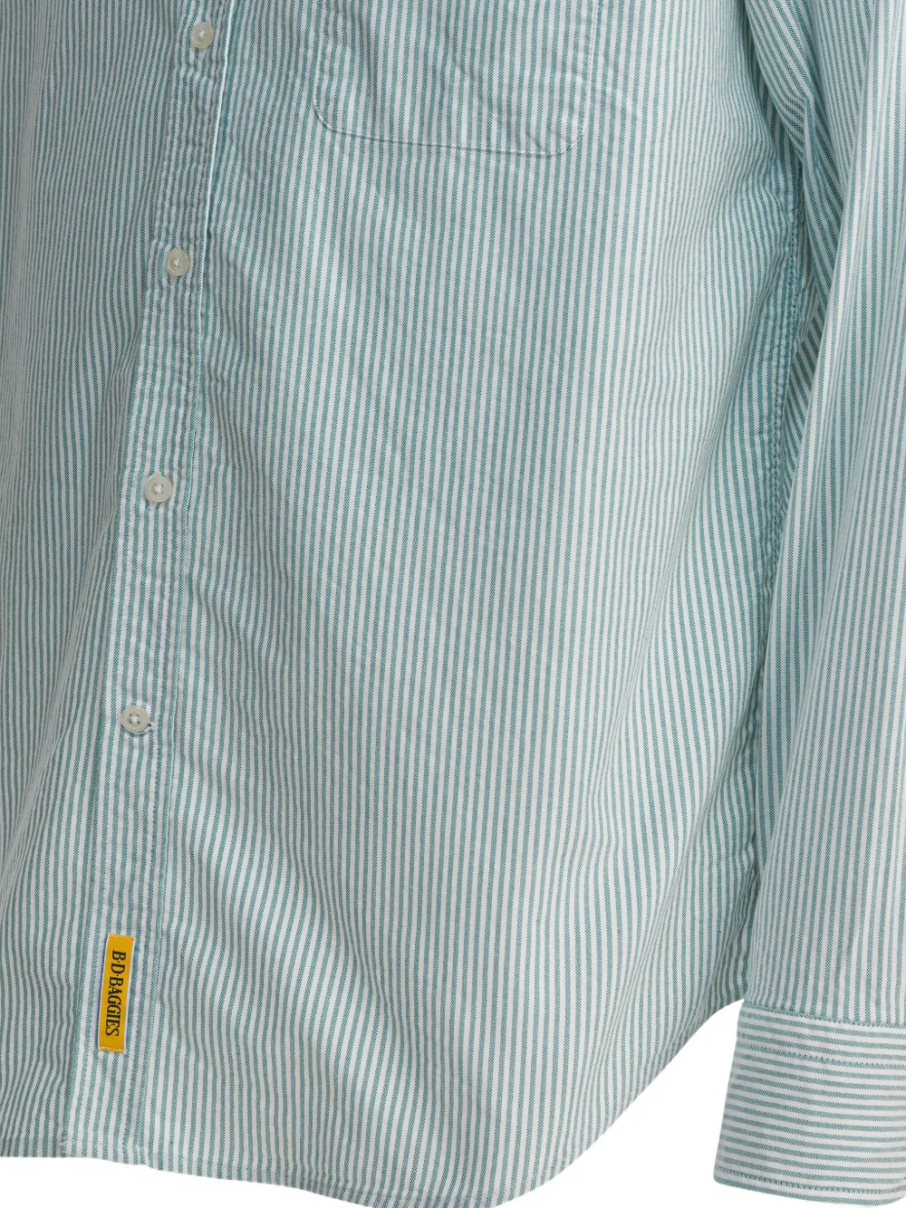 Bd Baggies Striped Pocket Shirt In Blue