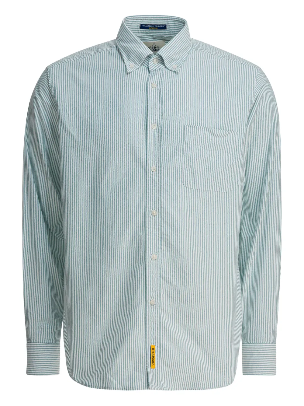 Bd Baggies Striped Pocket Shirt In Blue