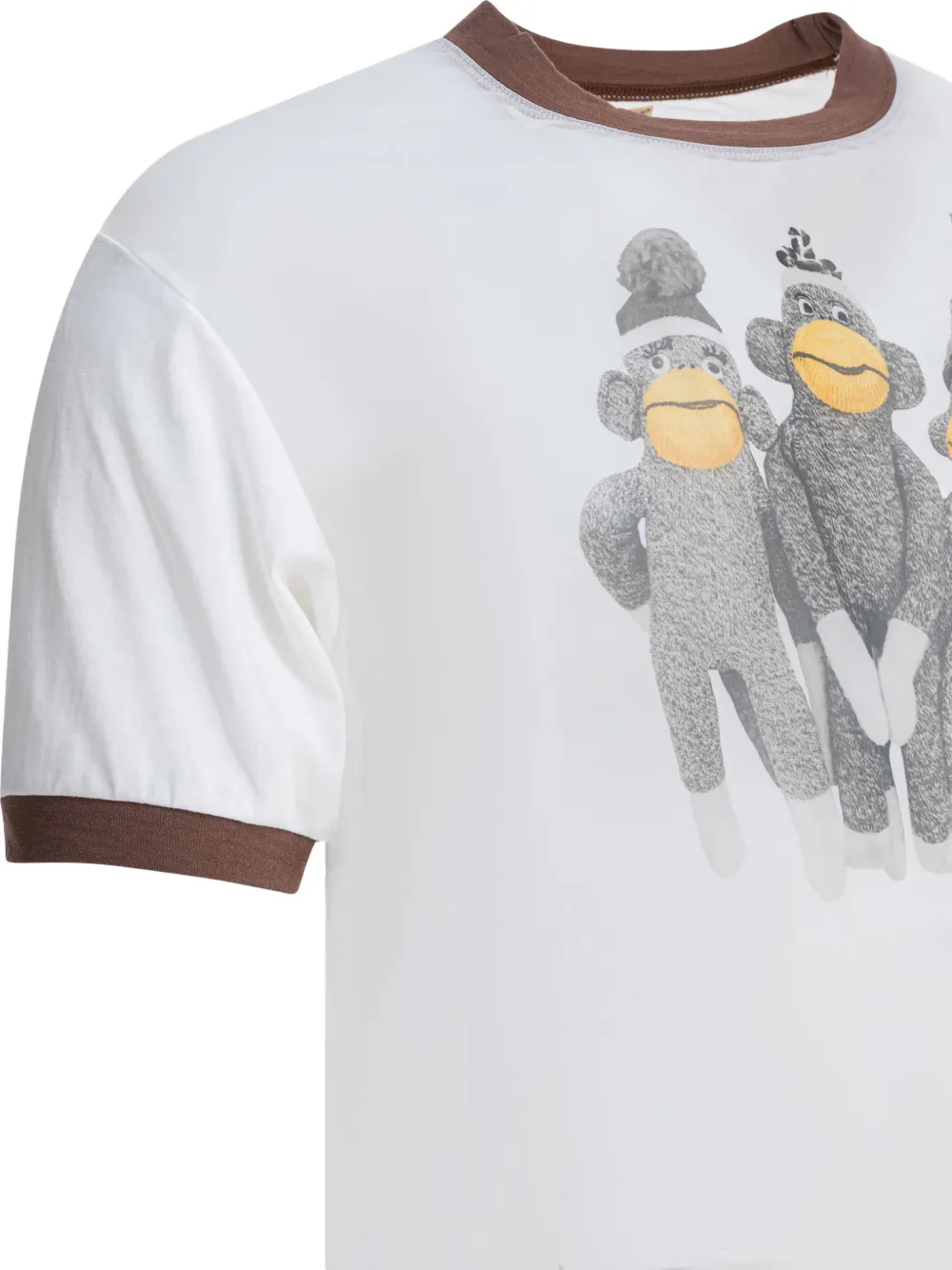  Kapital Monkey-print T-shirt - White 
