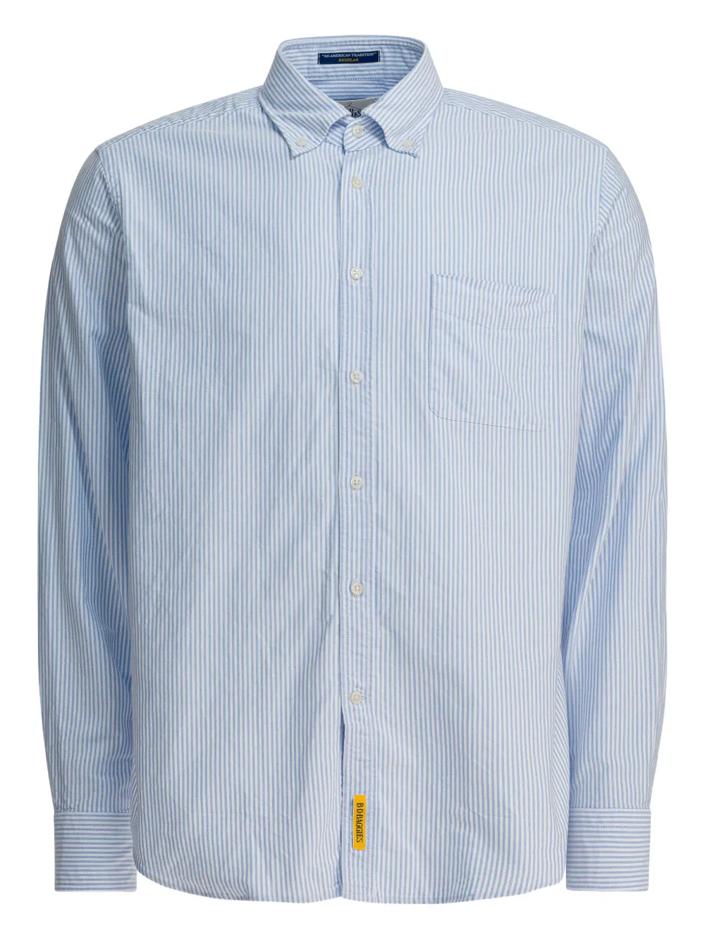 Bd Baggies Striped Pocket Shirt In Blue