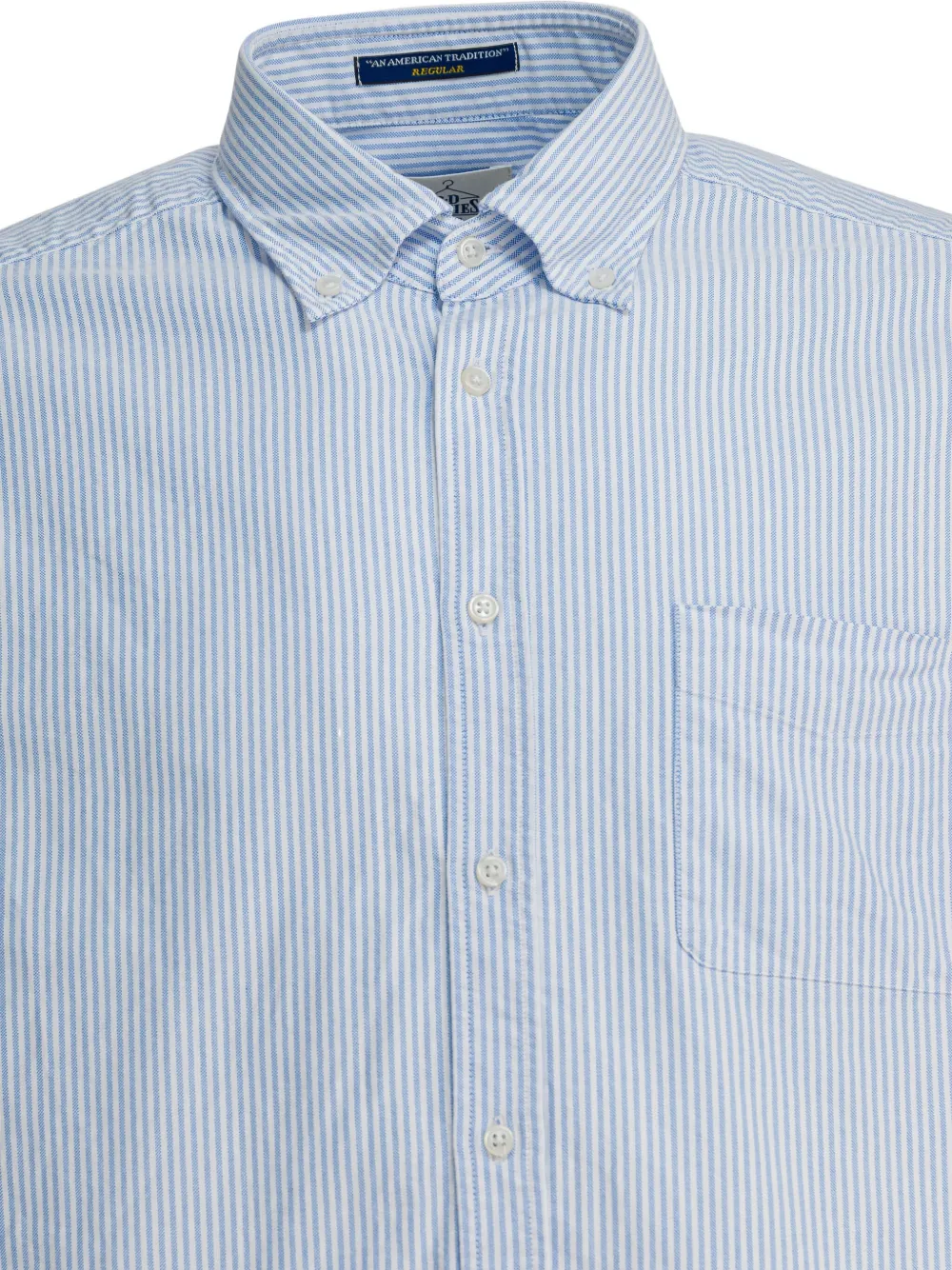 Bd Baggies Striped Pocket Shirt In Blue