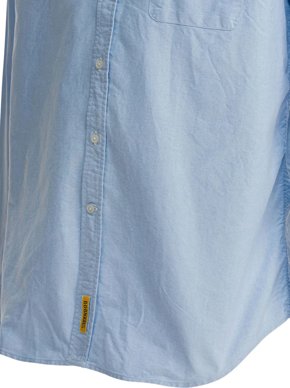 Bd Baggies Pocket Buttoned Shirt In Blue