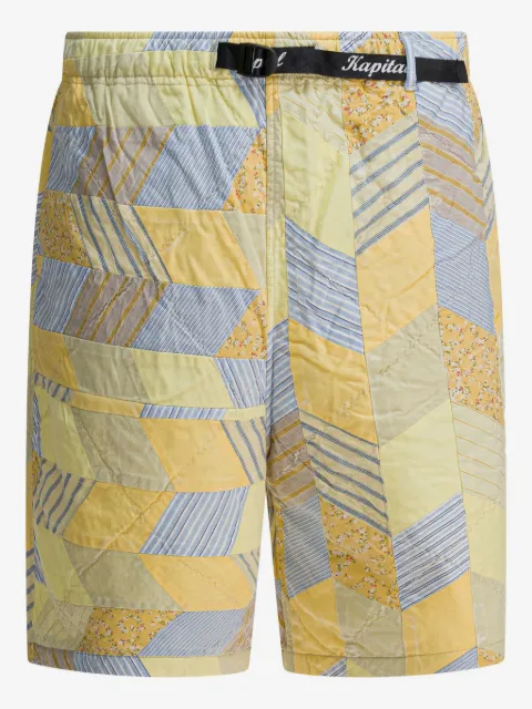 KAPITAL shorts con diseño patchwork