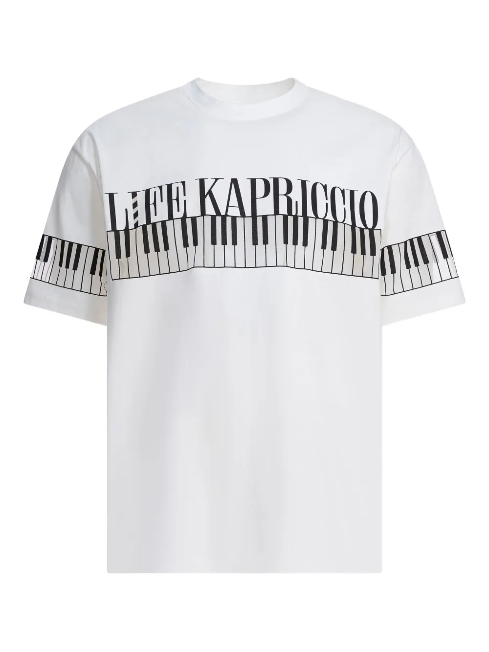 KAPITAL playera con estampado Piano | blanco | Image 1